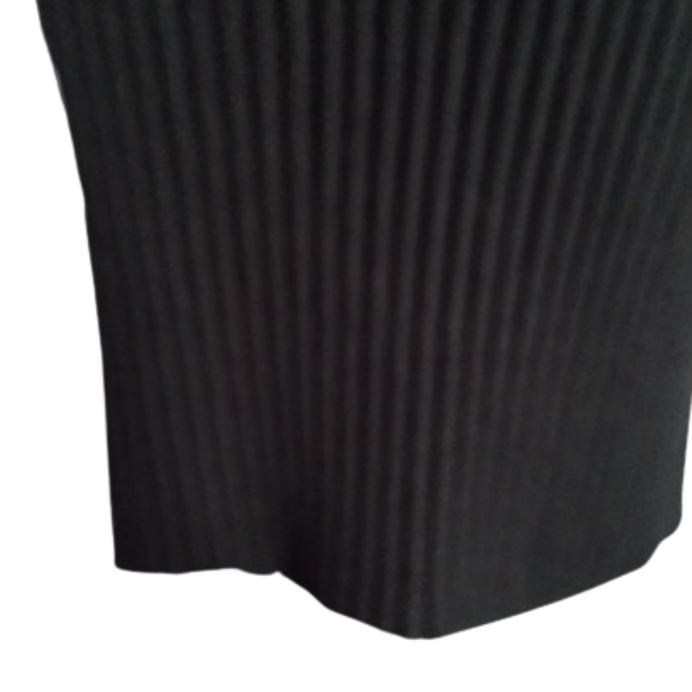 NWOT Black Ribbed Cowl Neck SweaterDress, Designer Made, Quality, Small - Picture 3 of 9